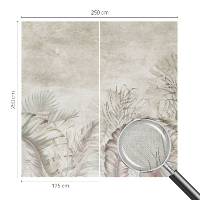 Fotomurale effetto 3D Foglie decorative
