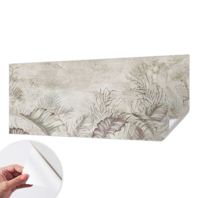 Fotomurale effetto 3D Foglie decorative