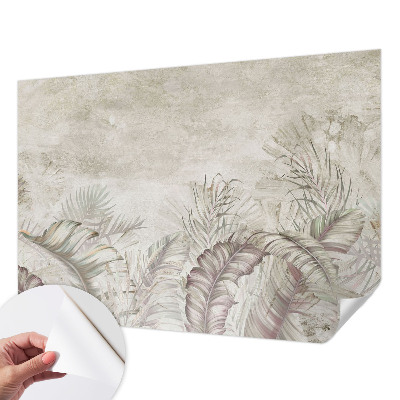 Fotomurale effetto 3D Foglie decorative
