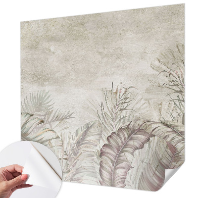 Fotomurale effetto 3D Foglie decorative