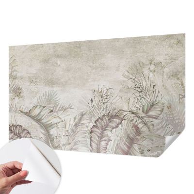 Fotomurale effetto 3D Foglie decorative
