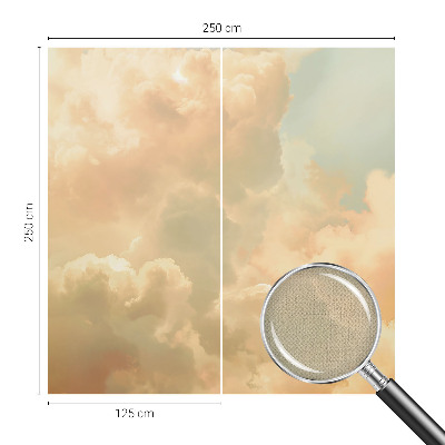 Carta da parati per cameretta Nuvole eteree