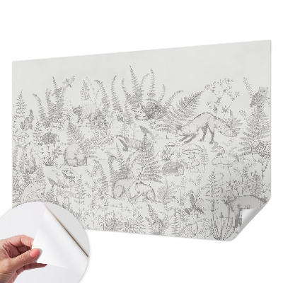 Fotomurale per cameretta Animali della foresta