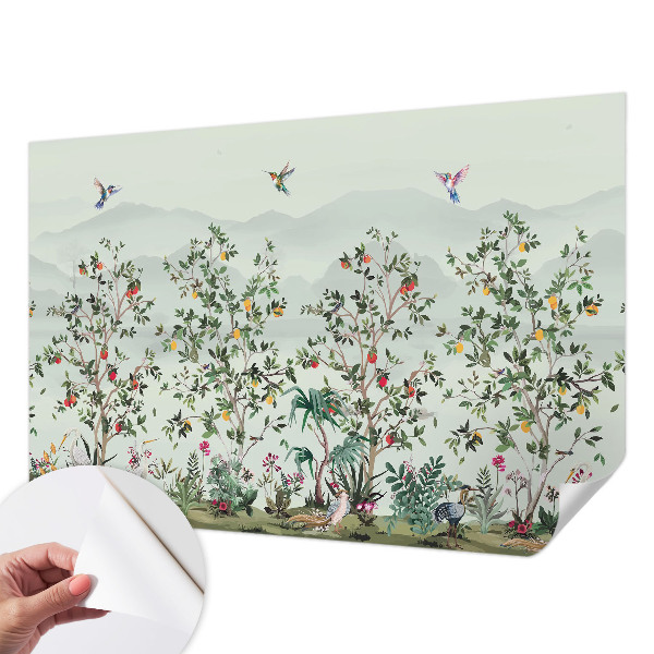 Fotomurale per bambini Alberi esotici