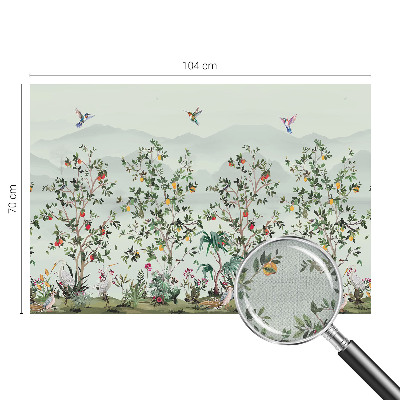 Fotomurale per bambini Alberi esotici