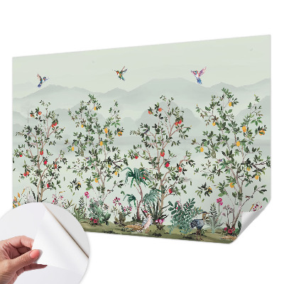 Fotomurale per bambini Alberi esotici