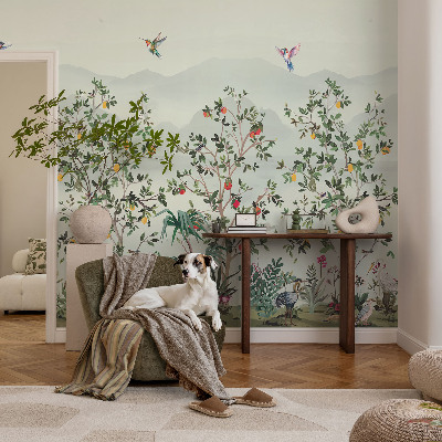 Fotomurale per bambini Alberi esotici