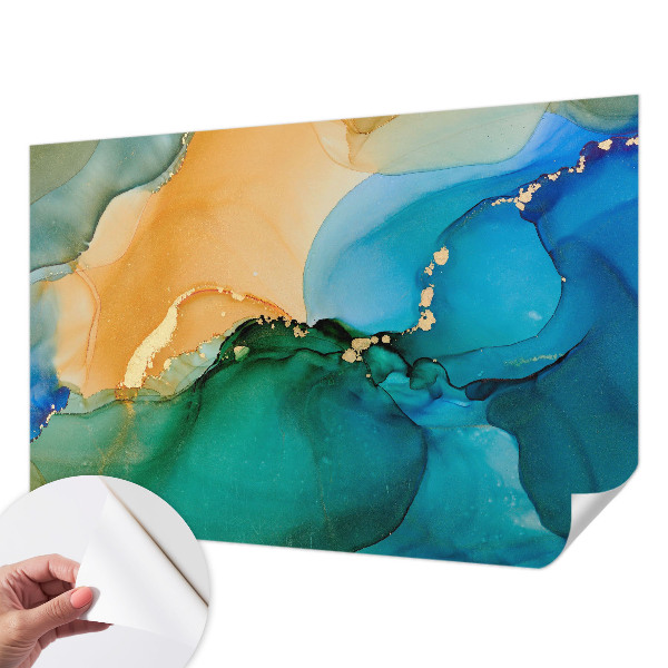 Fotomurale effetto 3D piogge colorate