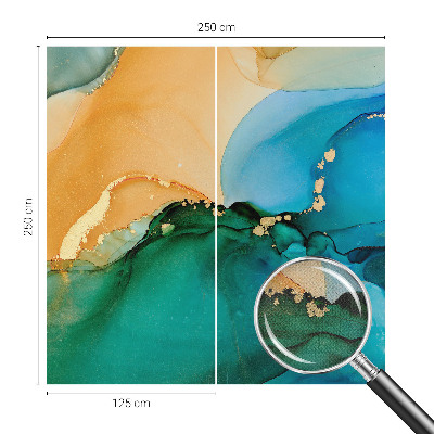 Fotomurale effetto 3D piogge colorate