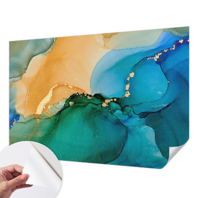 Fotomurale effetto 3D piogge colorate