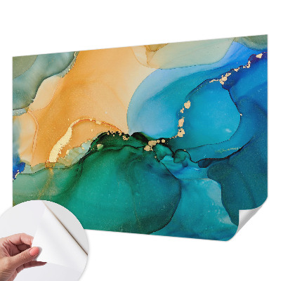Fotomurale effetto 3D piogge colorate