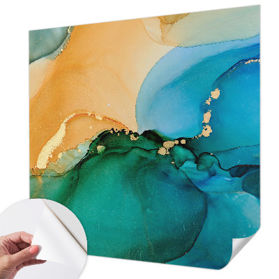 Fotomurale effetto 3D piogge colorate