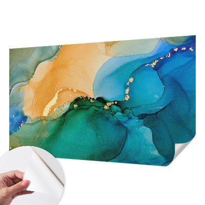 Fotomurale effetto 3D piogge colorate