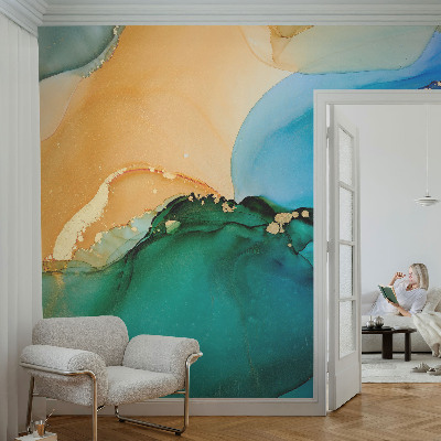 Fotomurale effetto 3D piogge colorate