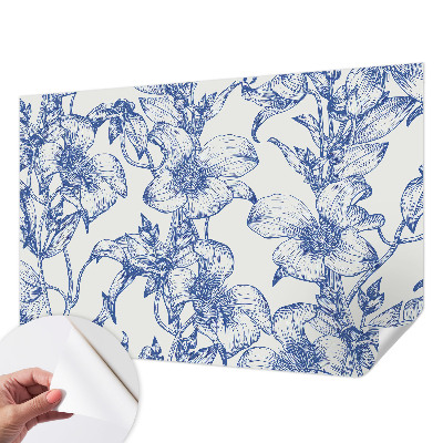 Carta da parati 3D Rami fioriti