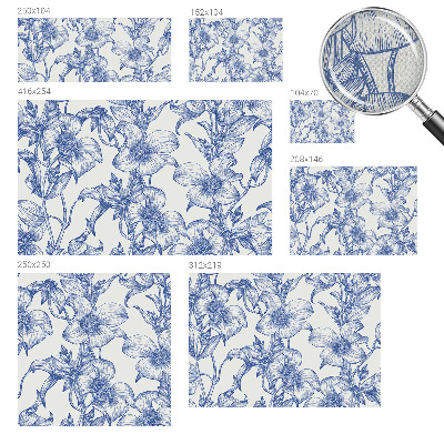 Carta da parati 3D Rami fioriti