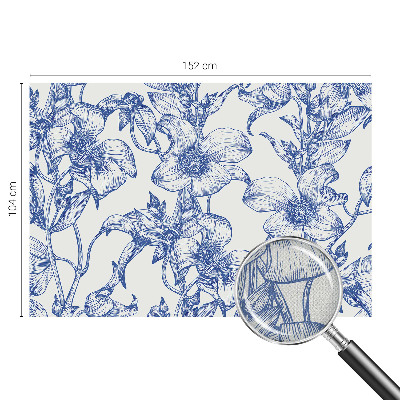 Carta da parati 3D Rami fioriti