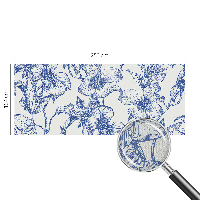 Carta da parati 3D Rami fioriti