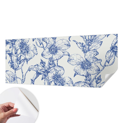 Carta da parati 3D Rami fioriti