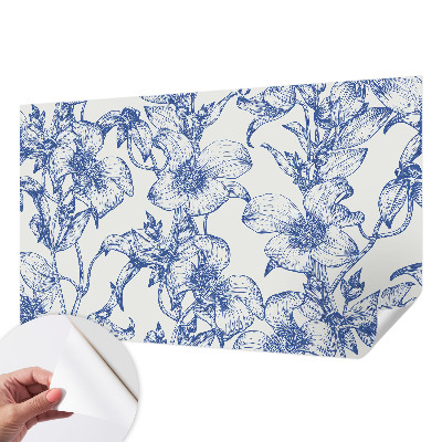 Carta da parati 3D Rami fioriti