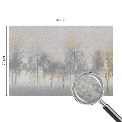 Carta da parati cameretta Armonia della foresta