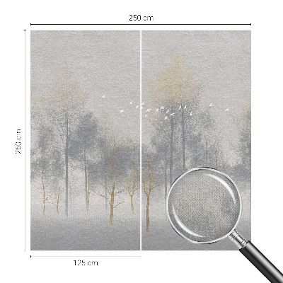 Carta da parati cameretta Armonia della foresta