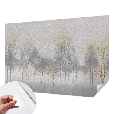 Carta da parati cameretta Armonia della foresta