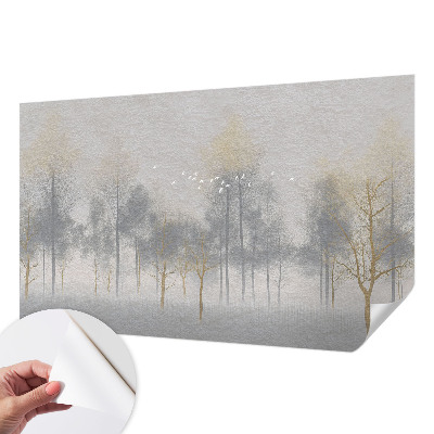 Carta da parati cameretta Armonia della foresta