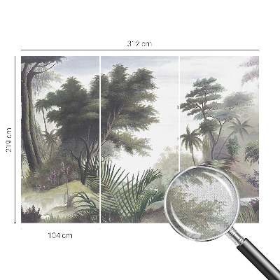 Carta da parati 3D Paesaggio esotico