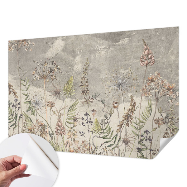 Carta da parati 3D Piante selvatiche