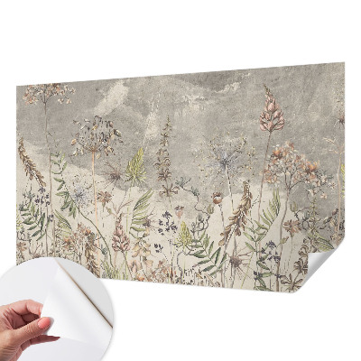 Carta da parati 3D Piante selvatiche