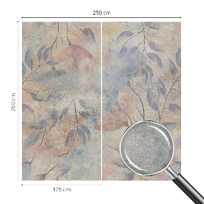 Fotomurale 3D Foglie astratte