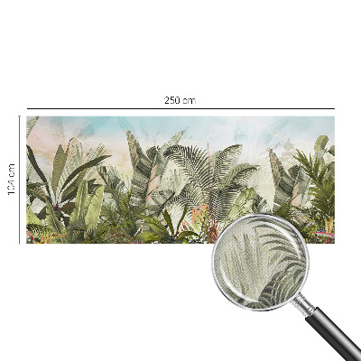 Carta da parati panoramica effetto 3D Paradiso tropicale