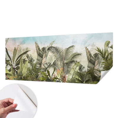 Carta da parati panoramica effetto 3D Paradiso tropicale