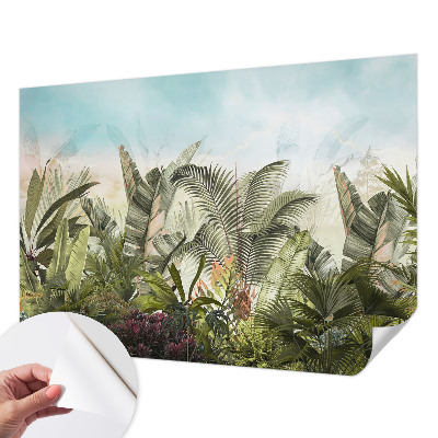 Carta da parati panoramica effetto 3D Paradiso tropicale