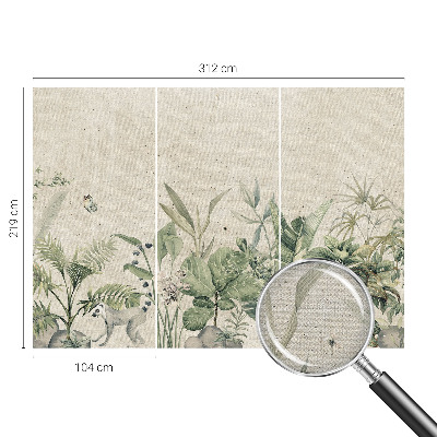 Fotomurale per cameretta giungla tropicale