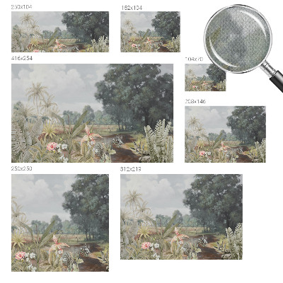 Fotomurale per bambini Paesaggio esotico