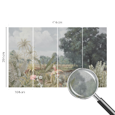 Fotomurale per bambini Paesaggio esotico