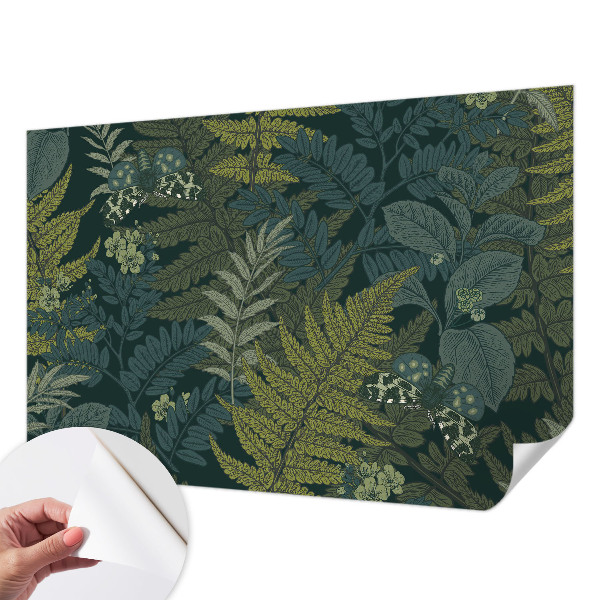 Fotomurale effetto 3D Eleganza verde