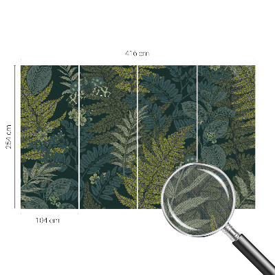 Fotomurale effetto 3D Eleganza verde