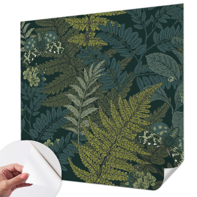 Fotomurale effetto 3D Eleganza verde