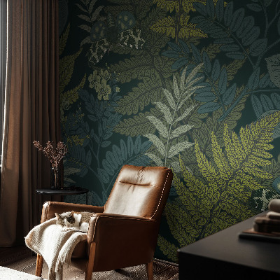 Fotomurale effetto 3D Eleganza verde