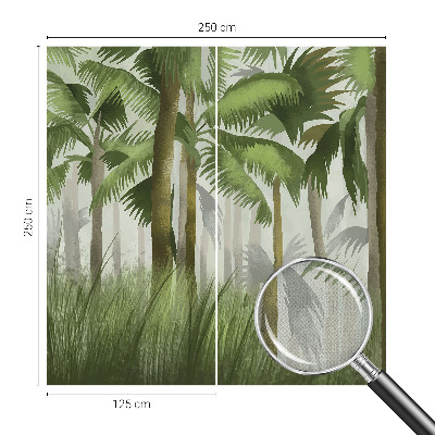 Carta da parati 3D Foresta tropicale