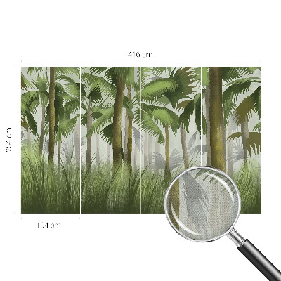 Carta da parati 3D Foresta tropicale