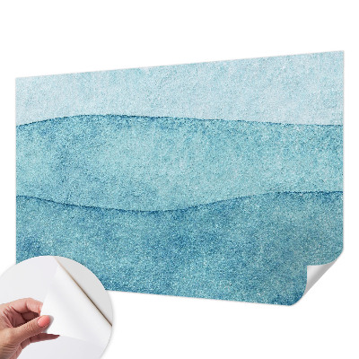 Fotomurale 3D Onde blu