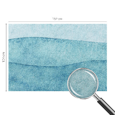 Fotomurale 3D Onde blu