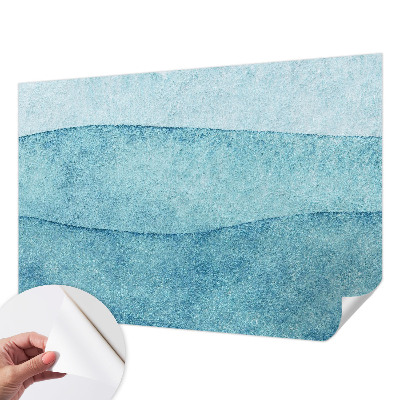 Fotomurale 3D Onde blu