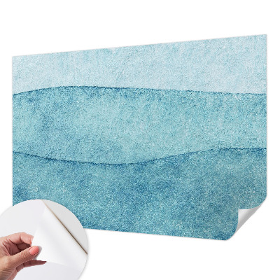 Fotomurale 3D Onde blu