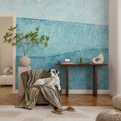 Fotomurale 3D Onde blu