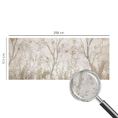 Carta da parati effetto profondità Un angolo di foresta